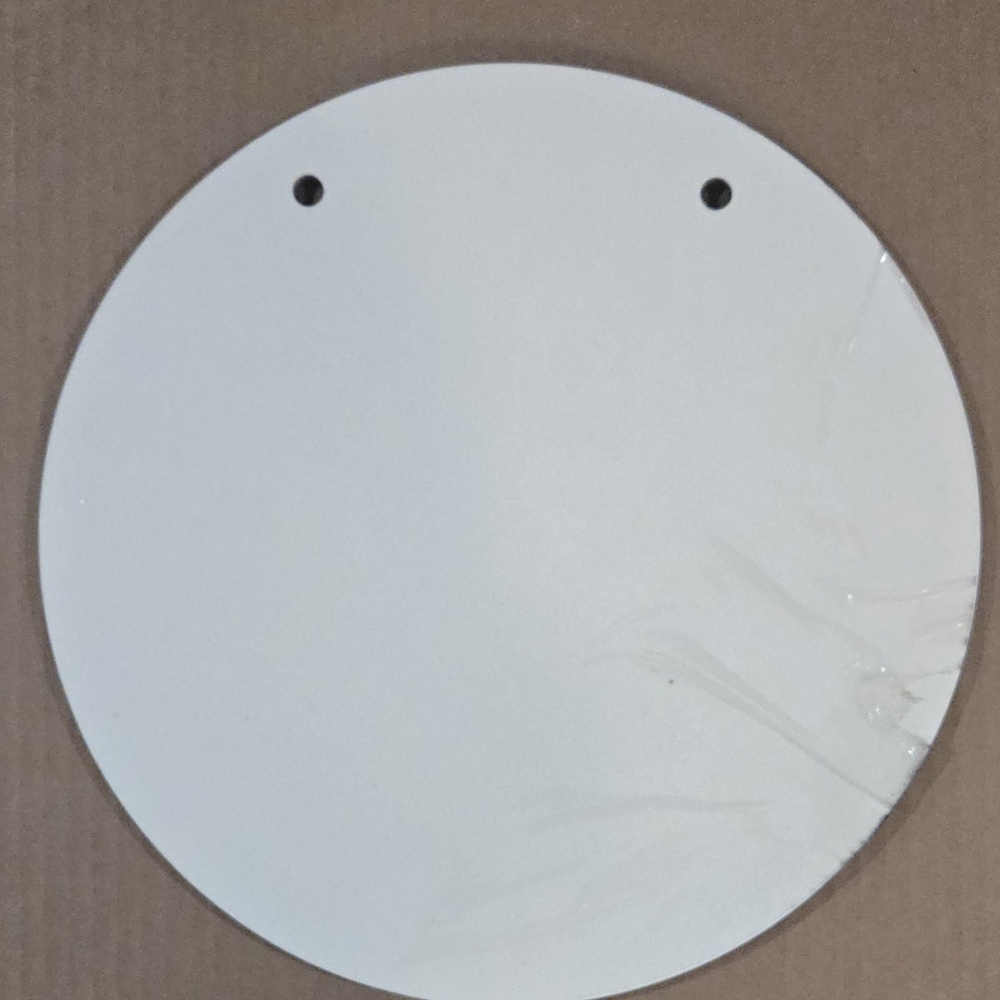 Sublimation Round White Hanging Plaque